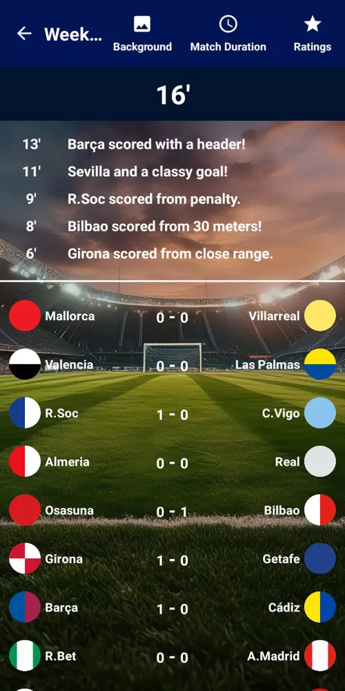 Spanish Liga Calculator 24/25 Screenshots