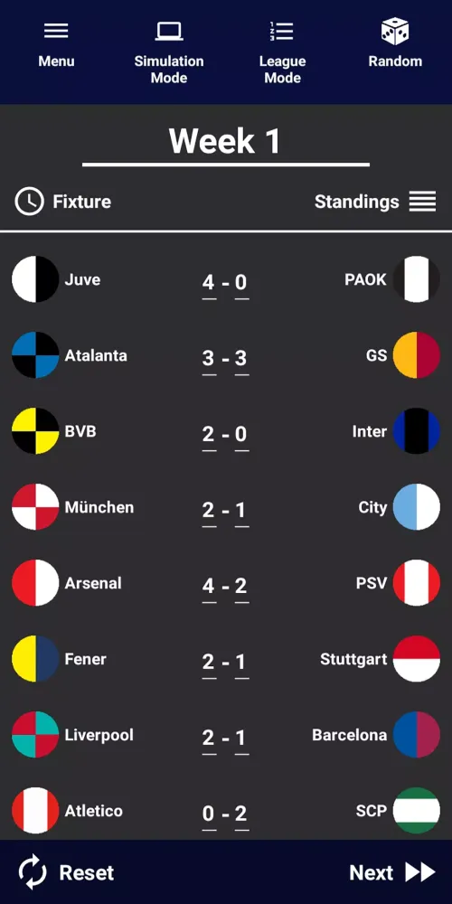 Spanish Liga Calculator 24/25 Screenshots