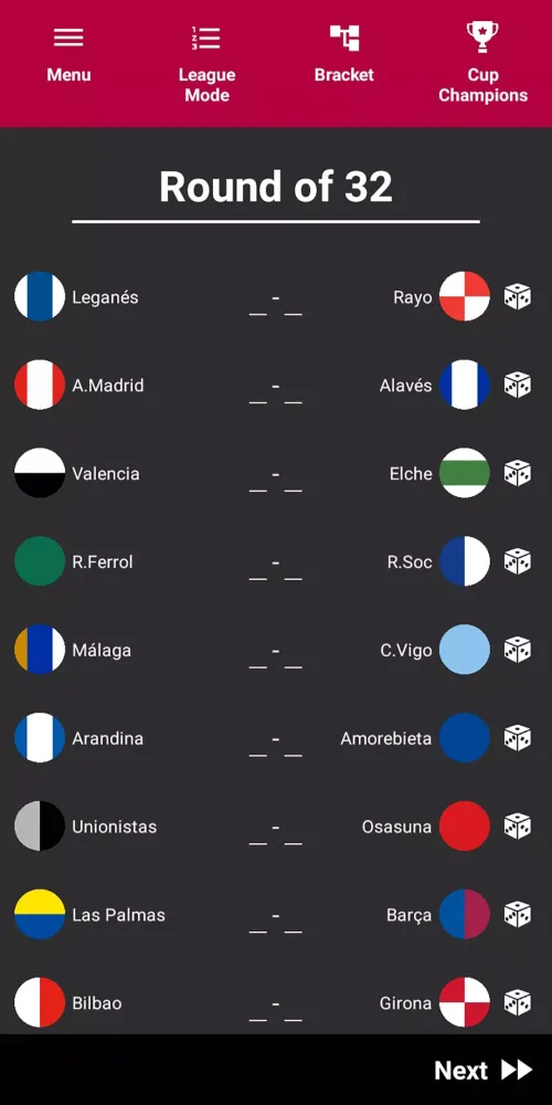 Spanish Liga Calculator 24/25 Screenshots
