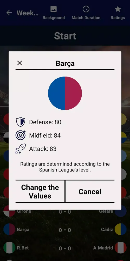 Spanish Liga Calculator 24/25 Screenshots