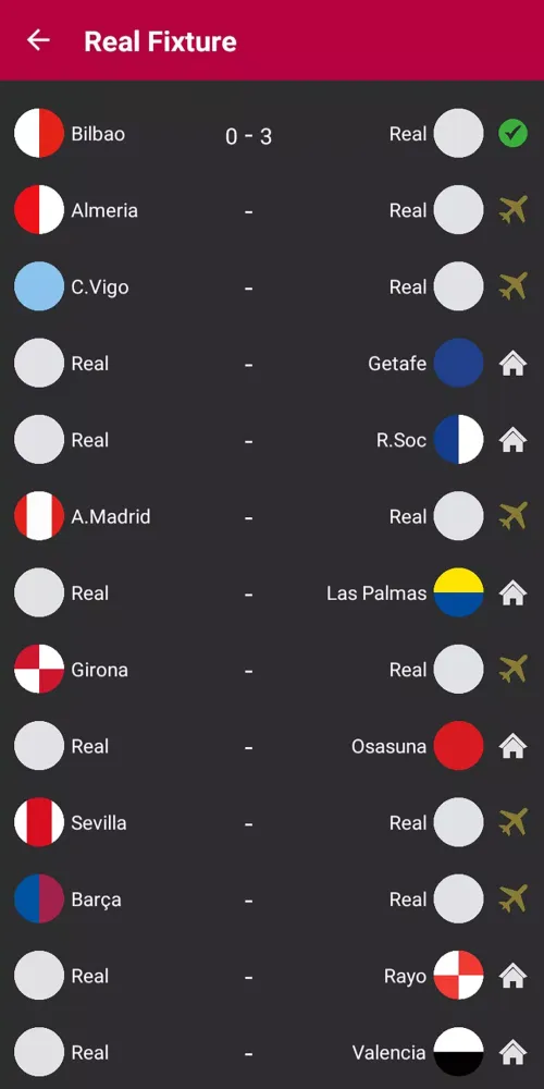 Spanish Liga Calculator 24/25 Screenshots