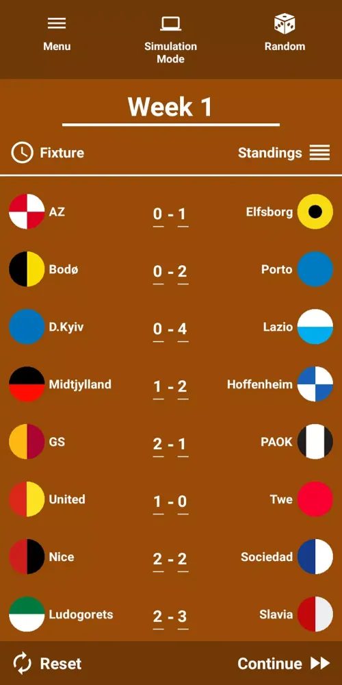 Europa Football Calculator 24 Screenshots