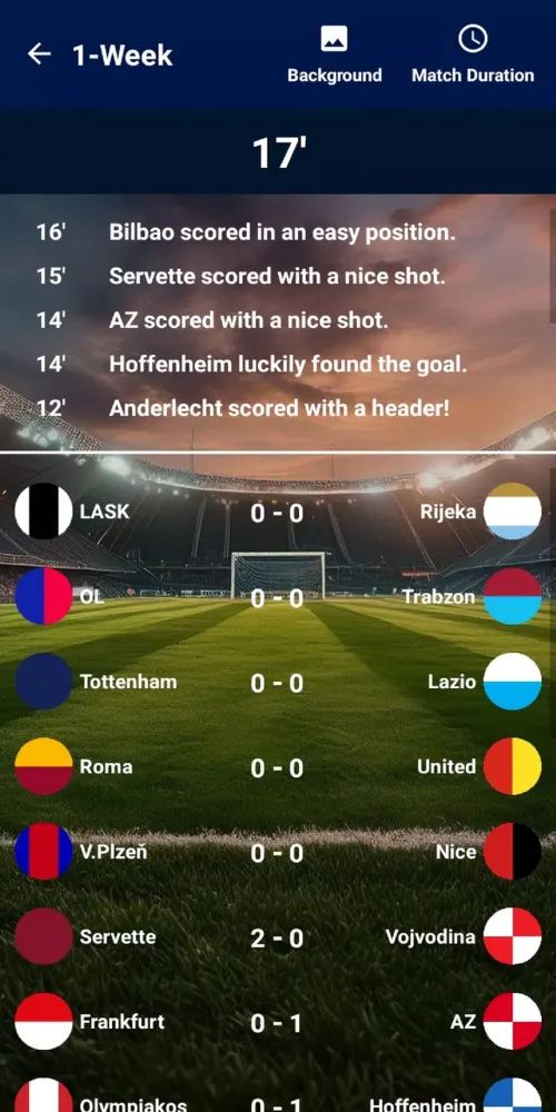Europa Football Calculator 24 Screenshots