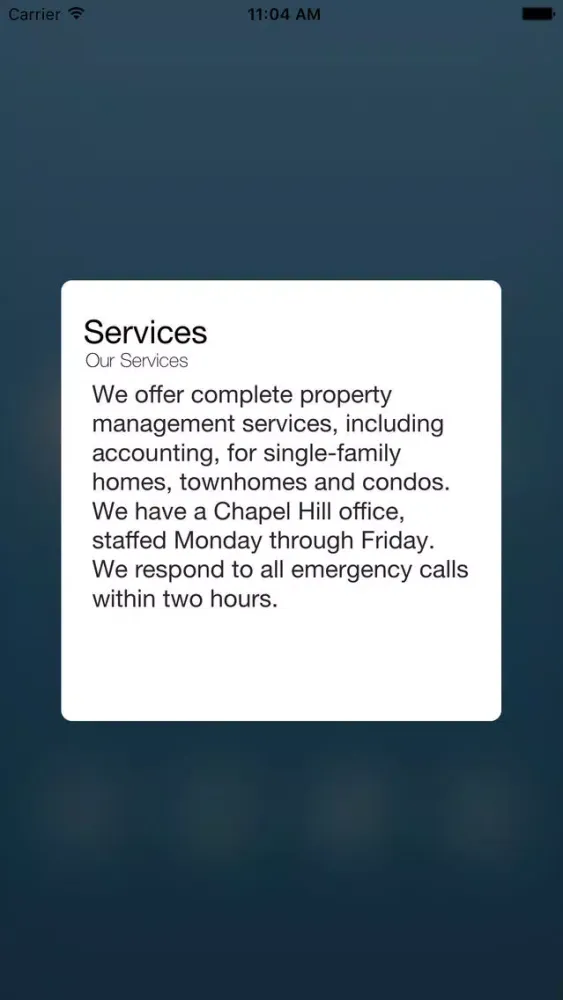 Zrzuty ekranu Berkeley Property Management