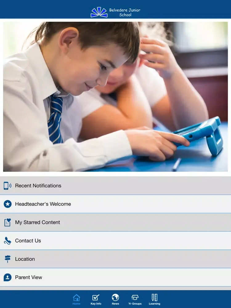 Скриншоты Belvedere Jr School iPad 