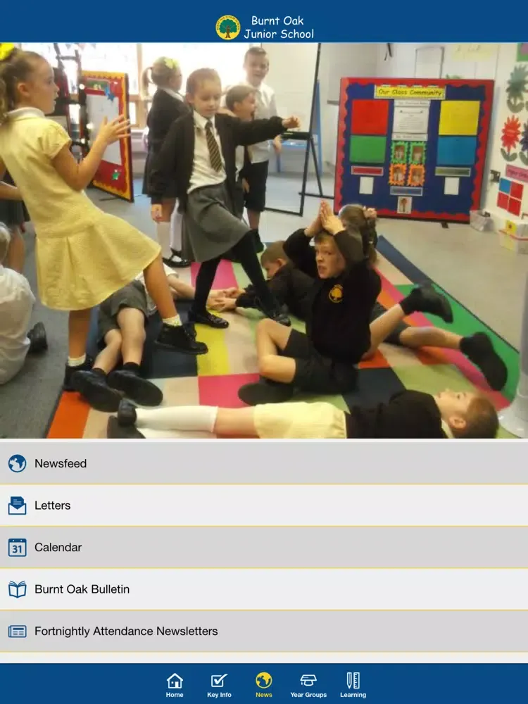 Capturas de tela do Burnt Oak Junior School iPad 