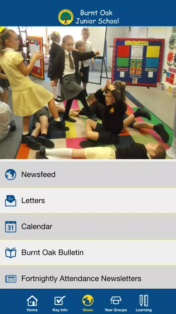 Capturas de tela do Burnt Oak Junior School