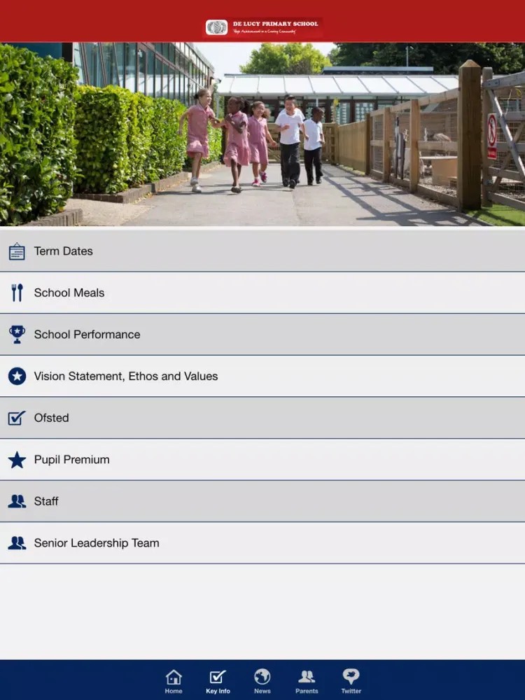 Screenshot di De Lucy Primary School iPad 