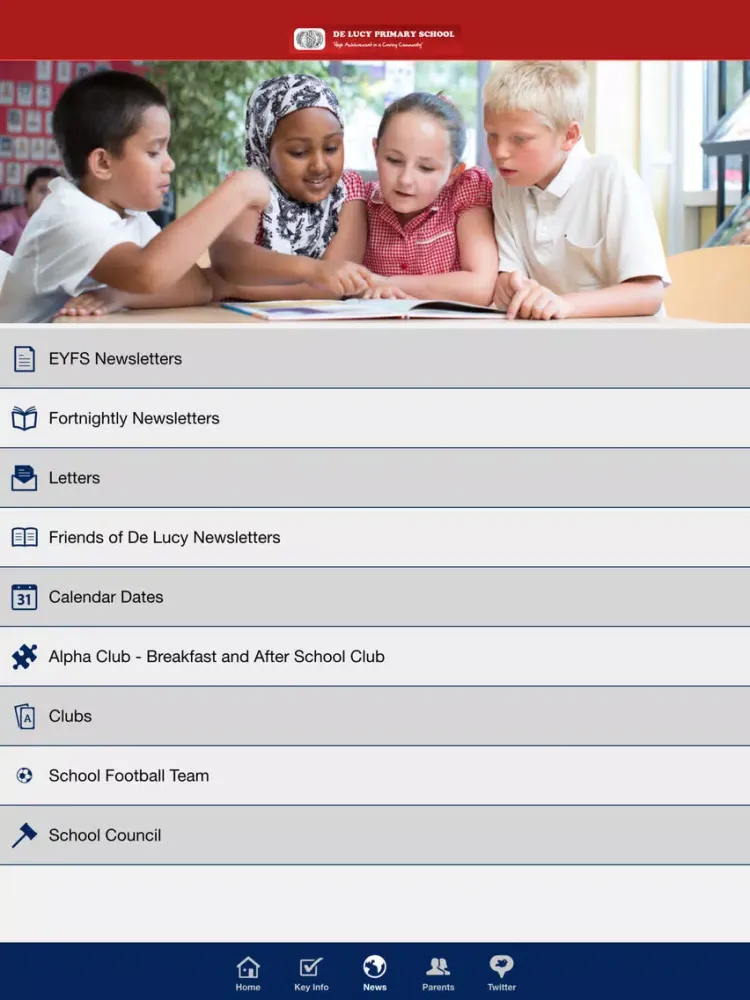 Screenshot di De Lucy Primary School iPad 