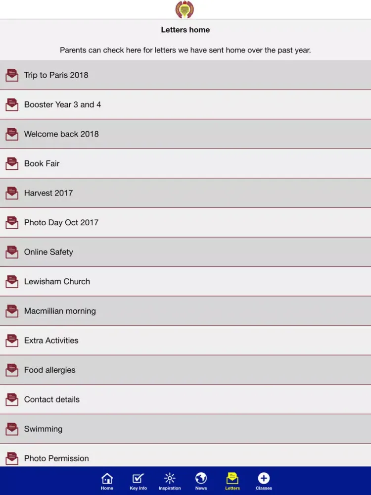 Hyland House School iPad  Screenshots