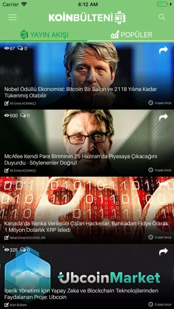 Koin Bülteni应用截图