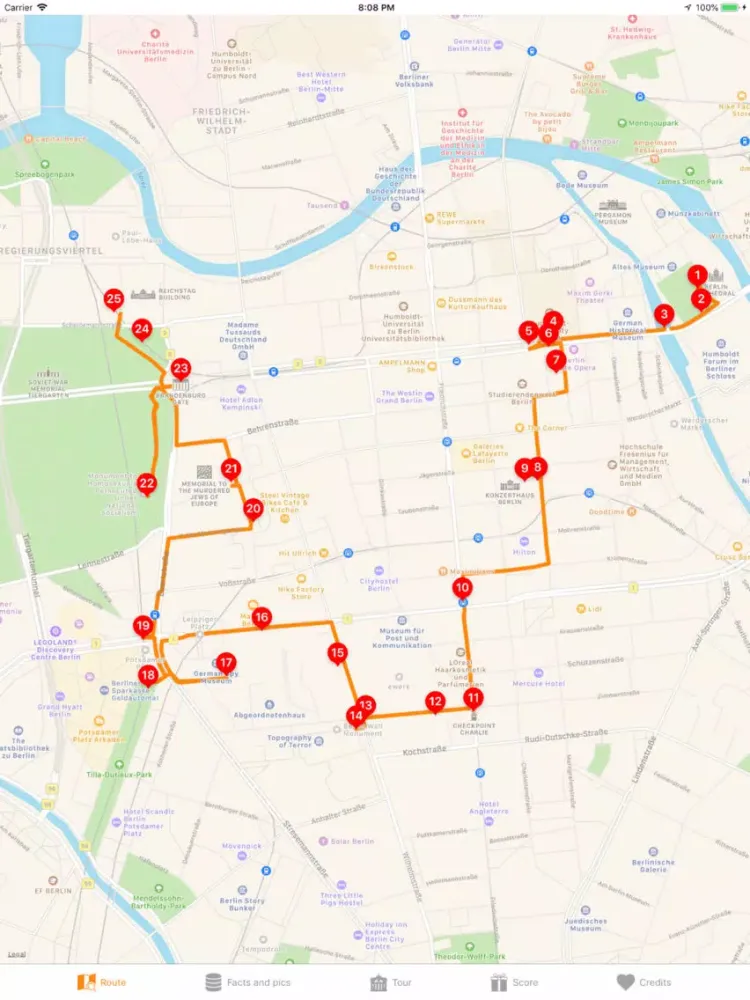 Скриншоты Berlin Essentials City Tour iPad 