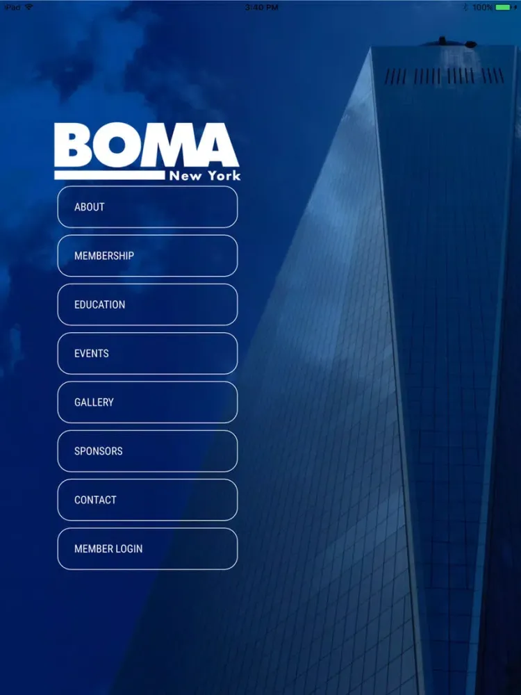 Capturas de pantalla de BOMA NY iPad 