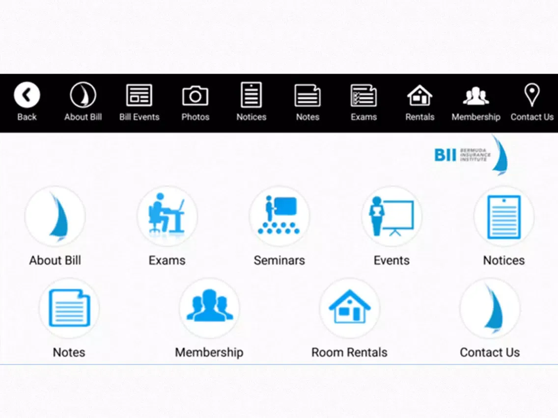 BII App - Bermuda Insurance Institute (BII) App iPad  Screenshots