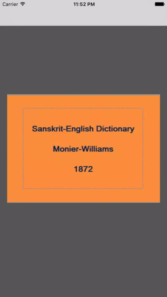 Sanskrit-English (Monier) Ekran Görüntüleri