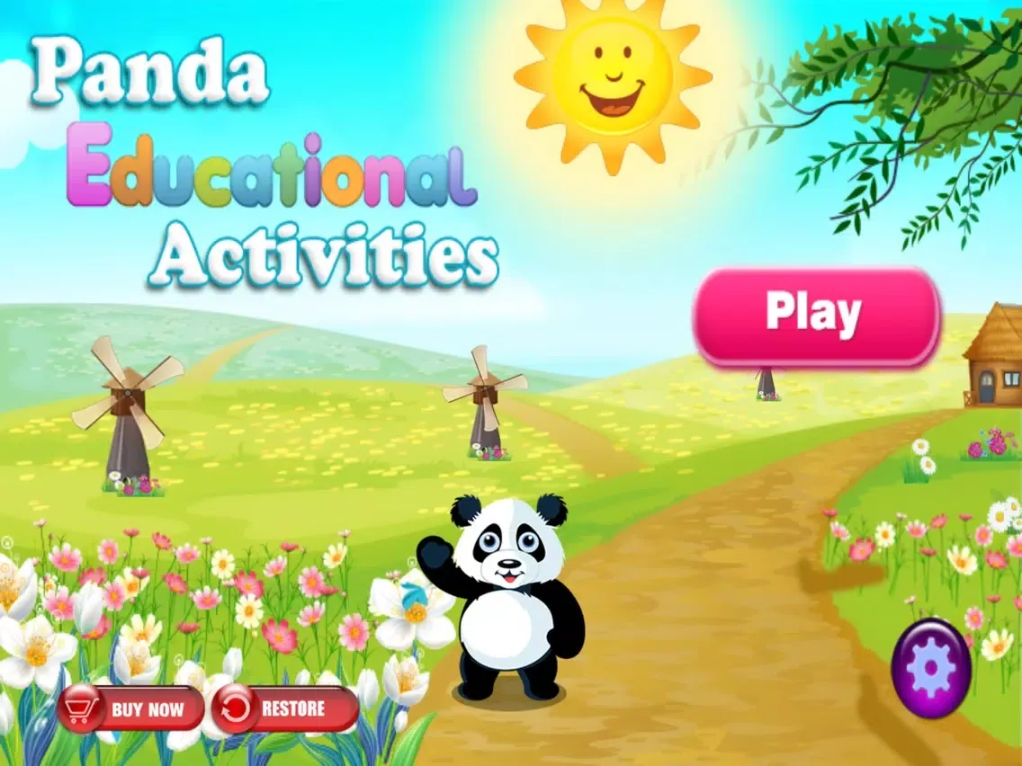 Tangkapan layar Panda Educational Activities iPad 