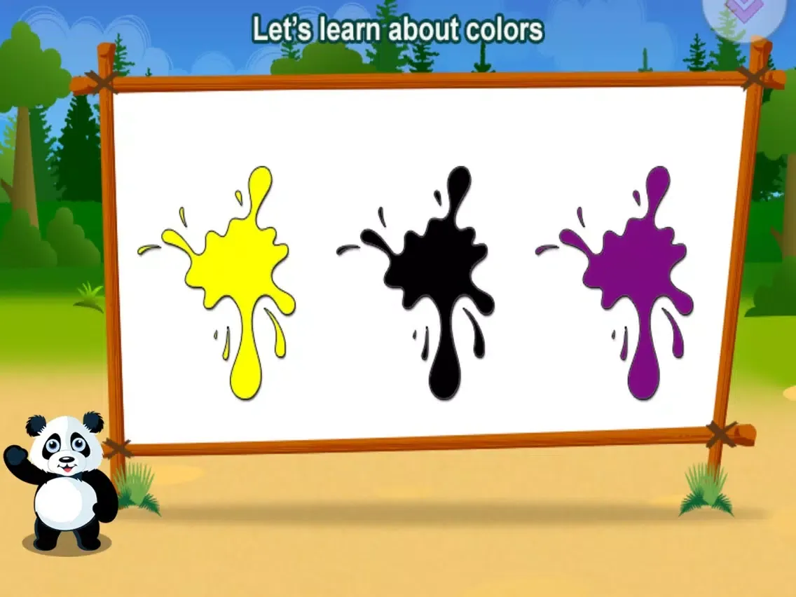 Tangkapan layar Panda Educational Activities iPad 