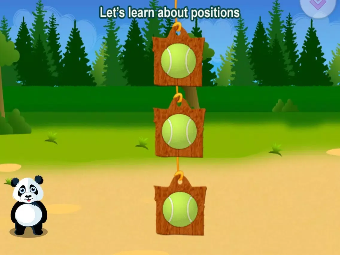 Tangkapan layar Panda Educational Activities iPad 