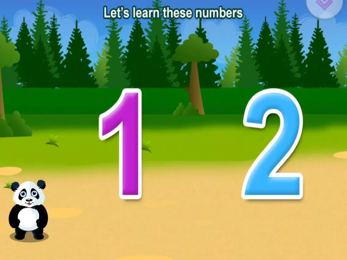 Tangkapan layar Panda Educational Activities iPad 