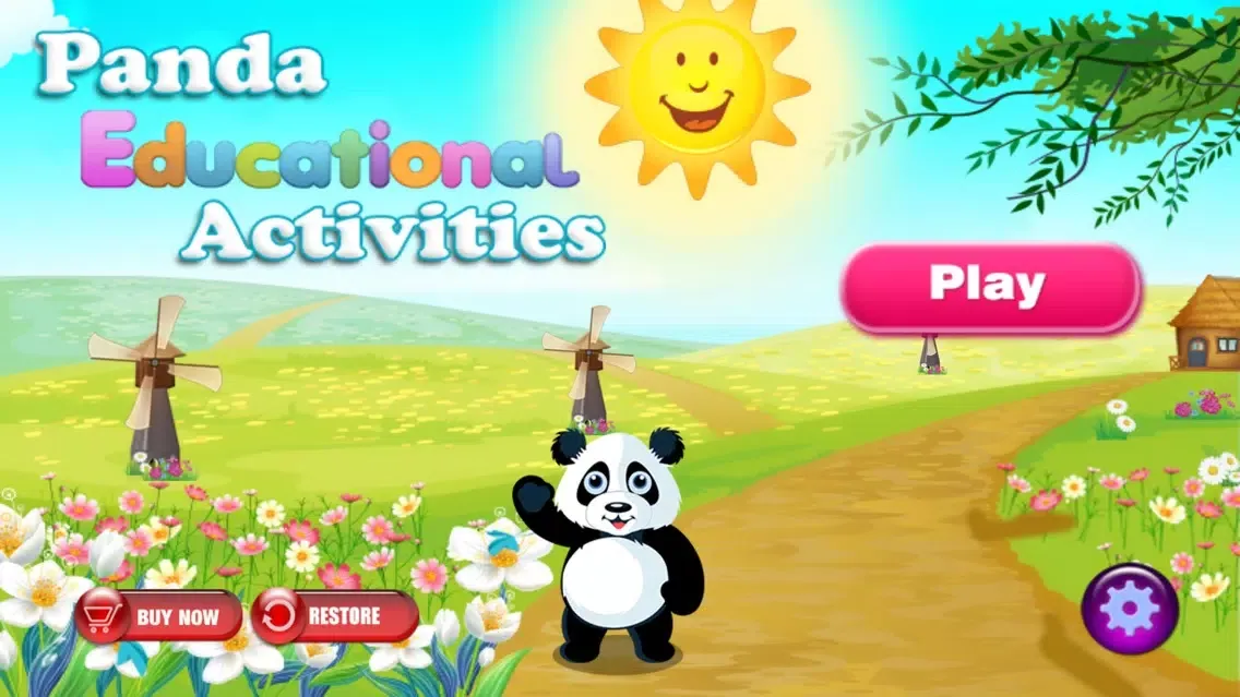 Tangkapan layar Panda Educational Activities