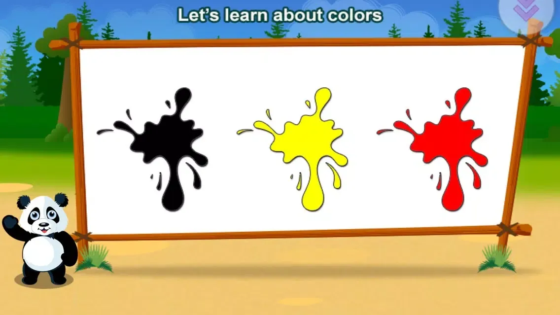 Tangkapan layar Panda Educational Activities