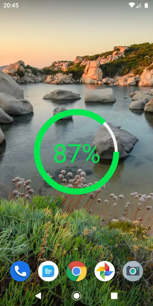 Captures d'écran de Battery Widget