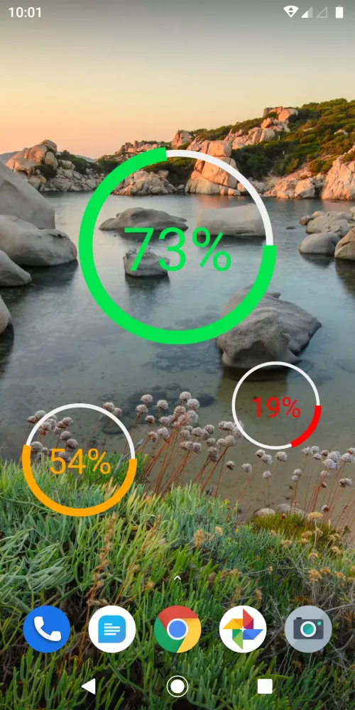 Captures d'écran de Battery Widget