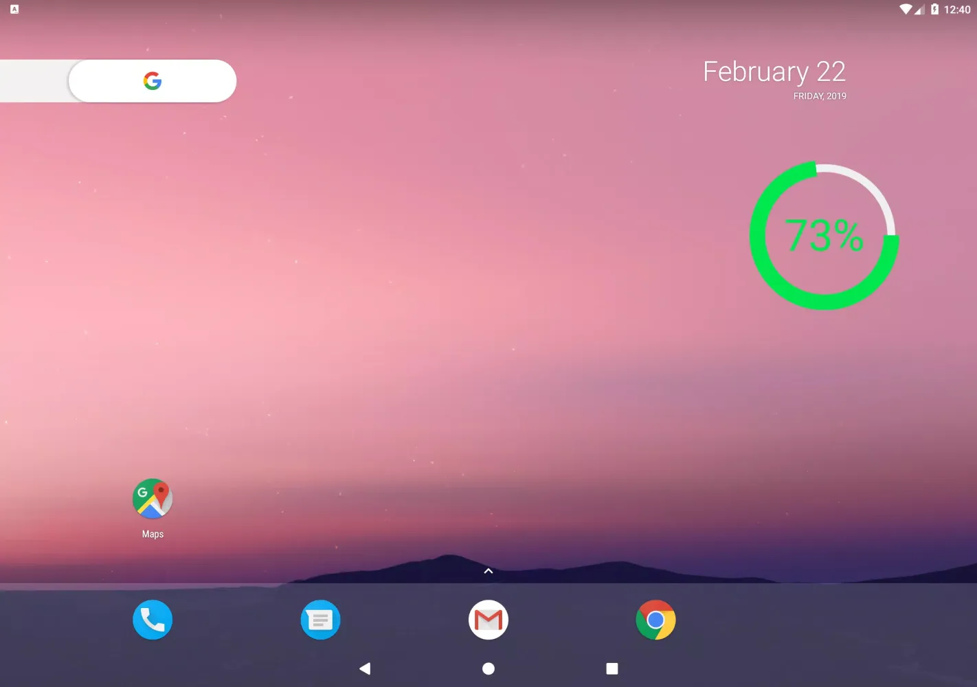 Captures d'écran de Battery Widget