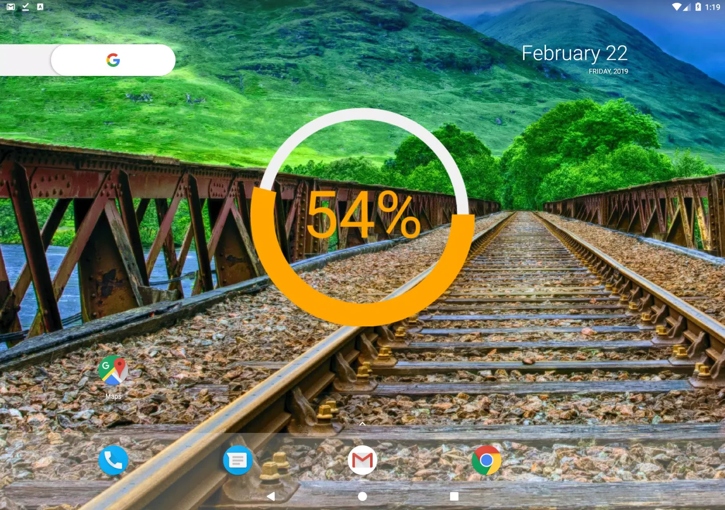 Captures d'écran de Battery Widget