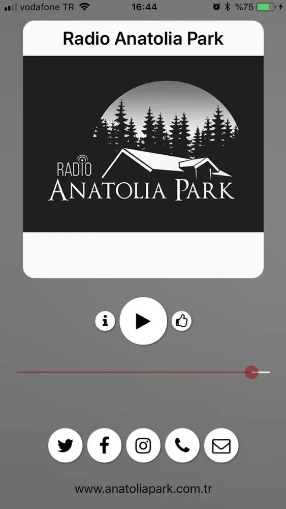 Captures d'écran de Radio Anatolia Park