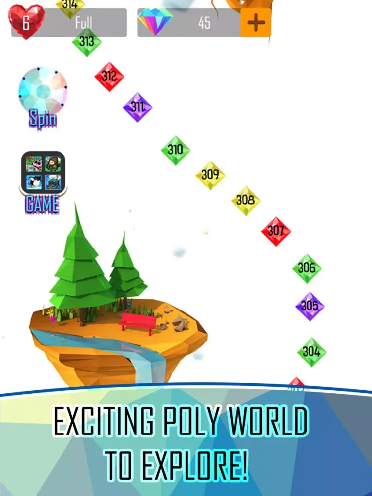 Capturas de tela do Poly Blast! iPad 