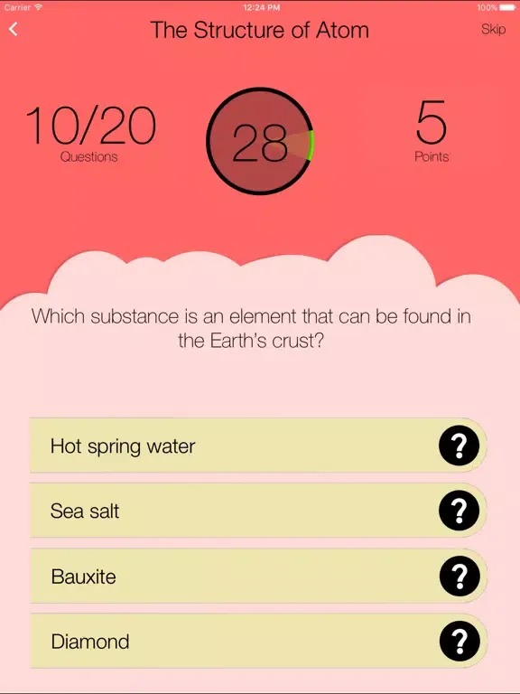 SPM Chemistry Quiz iPad 应用截图