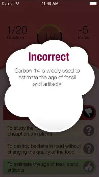 SPM Chemistry Quiz应用截图