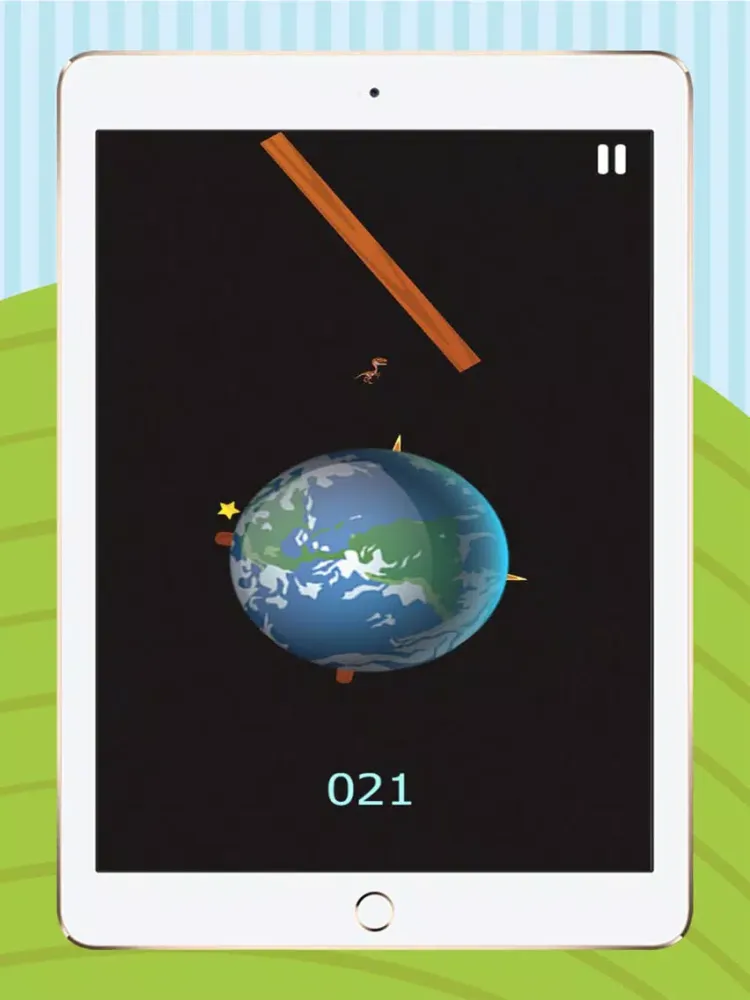 Dinosaur Run World Bouncing Circle Games Free iPad  スクリーンショット