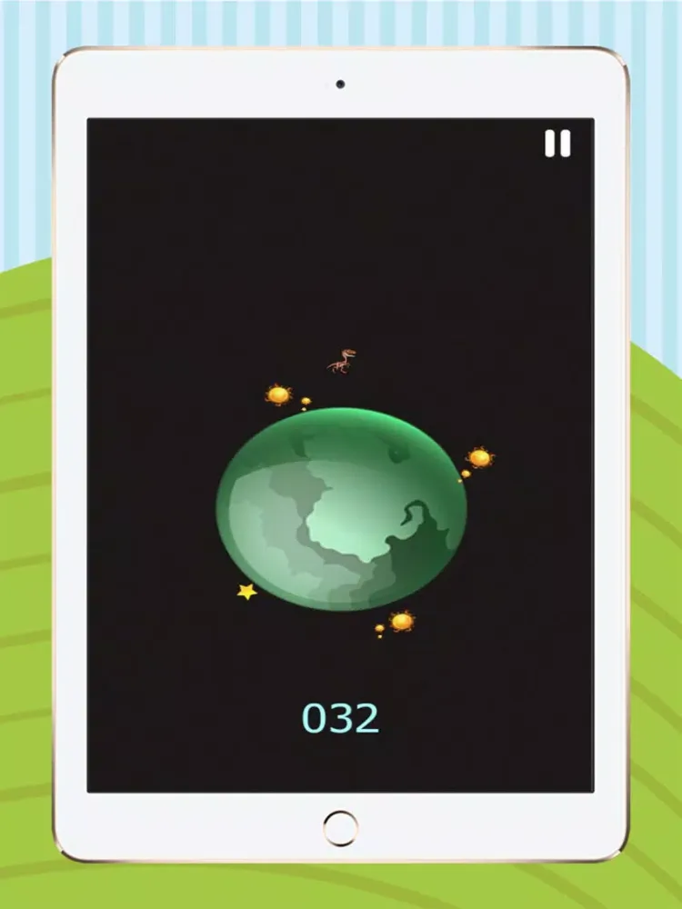 Dinosaur Run World Bouncing Circle Games Free iPad  スクリーンショット