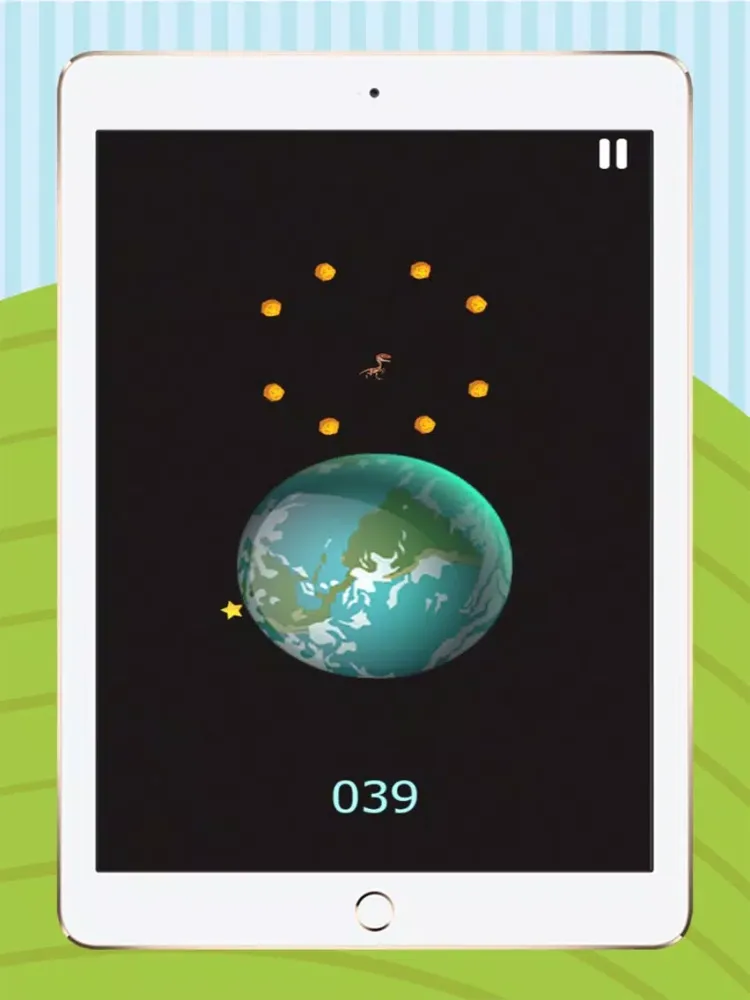 Dinosaur Run World Bouncing Circle Games Free iPad  スクリーンショット