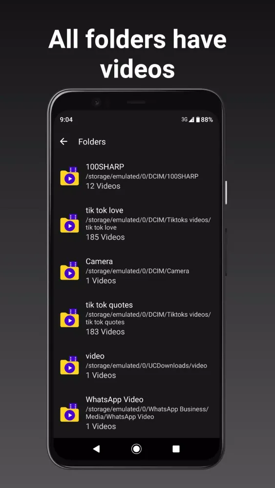 ภาพหน้าจอของ Berslex Video Player