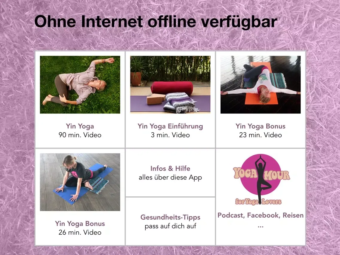 YOGAMOUR 03 - Yin Yoga, still & tief • Video-Kurs iPad  스크린샷