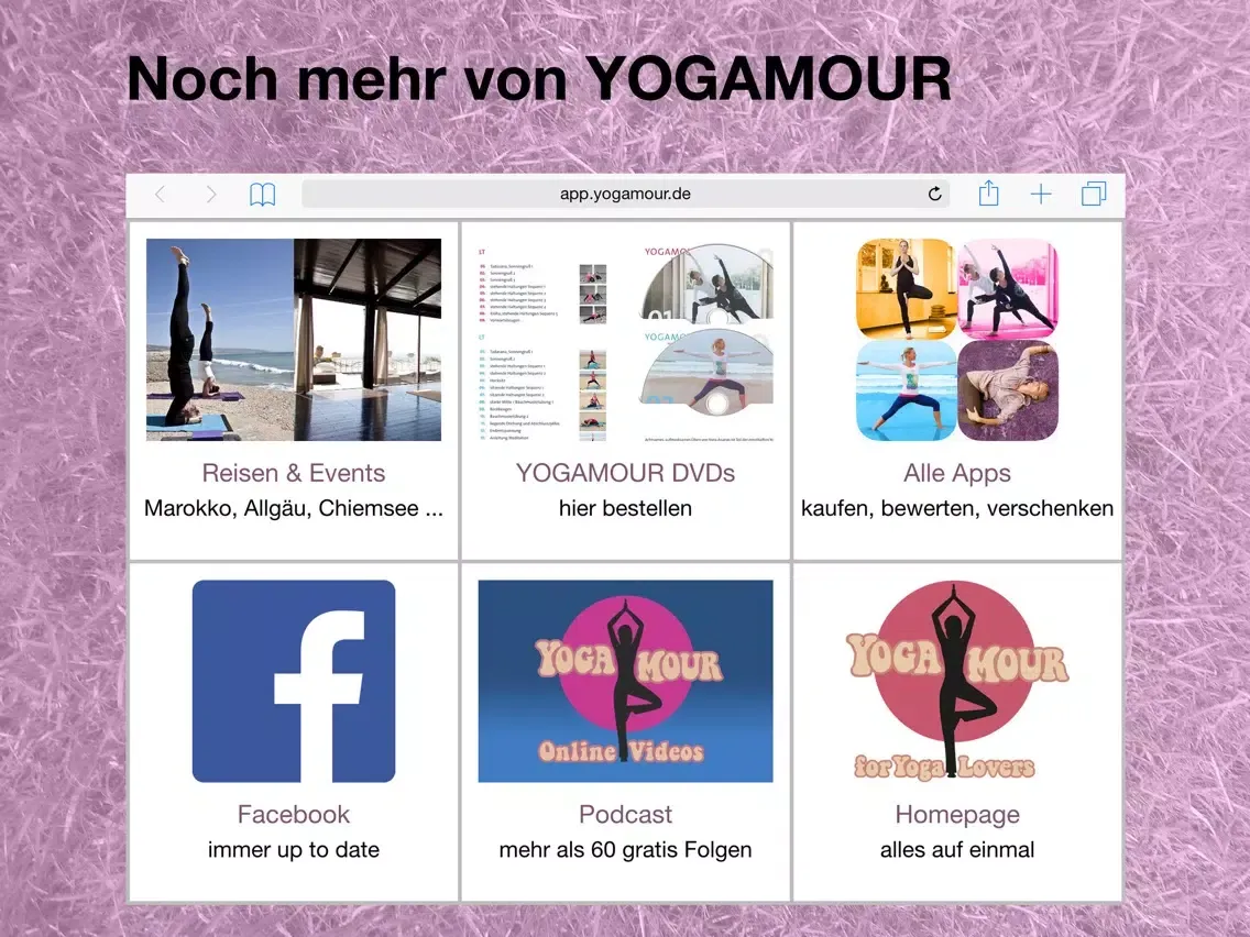YOGAMOUR 03 - Yin Yoga, still & tief • Video-Kurs iPad  스크린샷