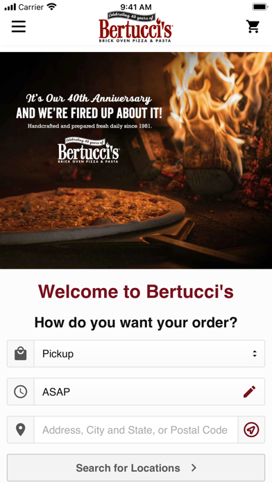 Tangkapan layar Bertucci's