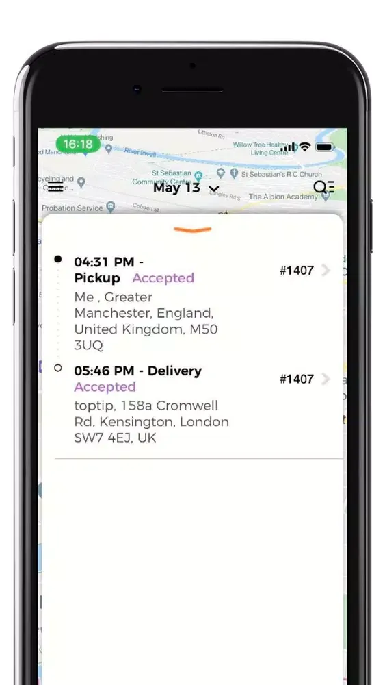 Capturas de tela do beru Agent - Deliver on time!