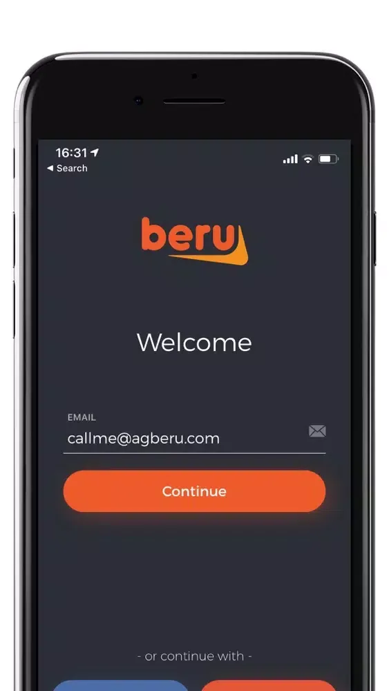 Capturas de pantalla de beru -Send & track parcel live