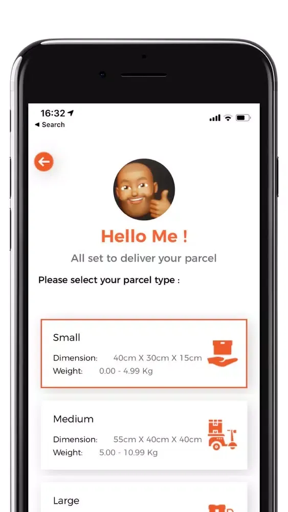 Capturas de pantalla de beru -Send & track parcel live