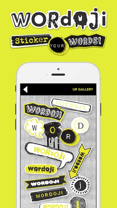 Capturas de tela do Wordoji - Easy Sticker Maker