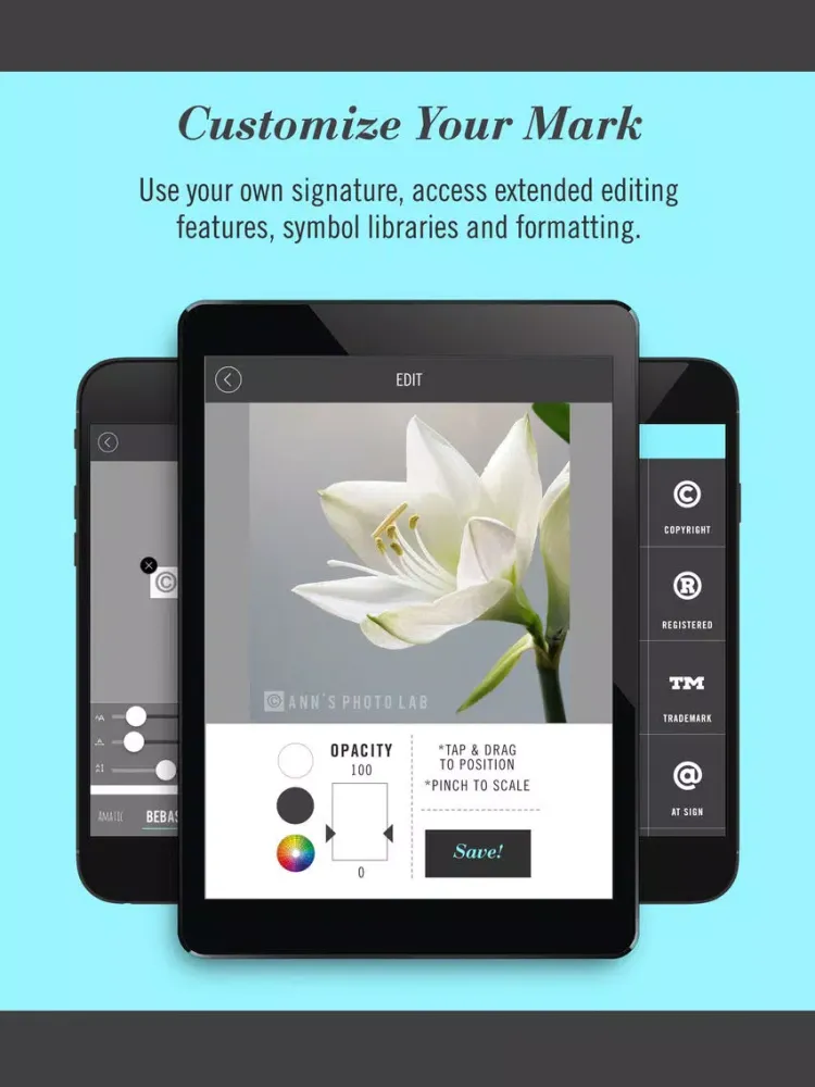 Watermark Brand Professional iPad  Screenshots
