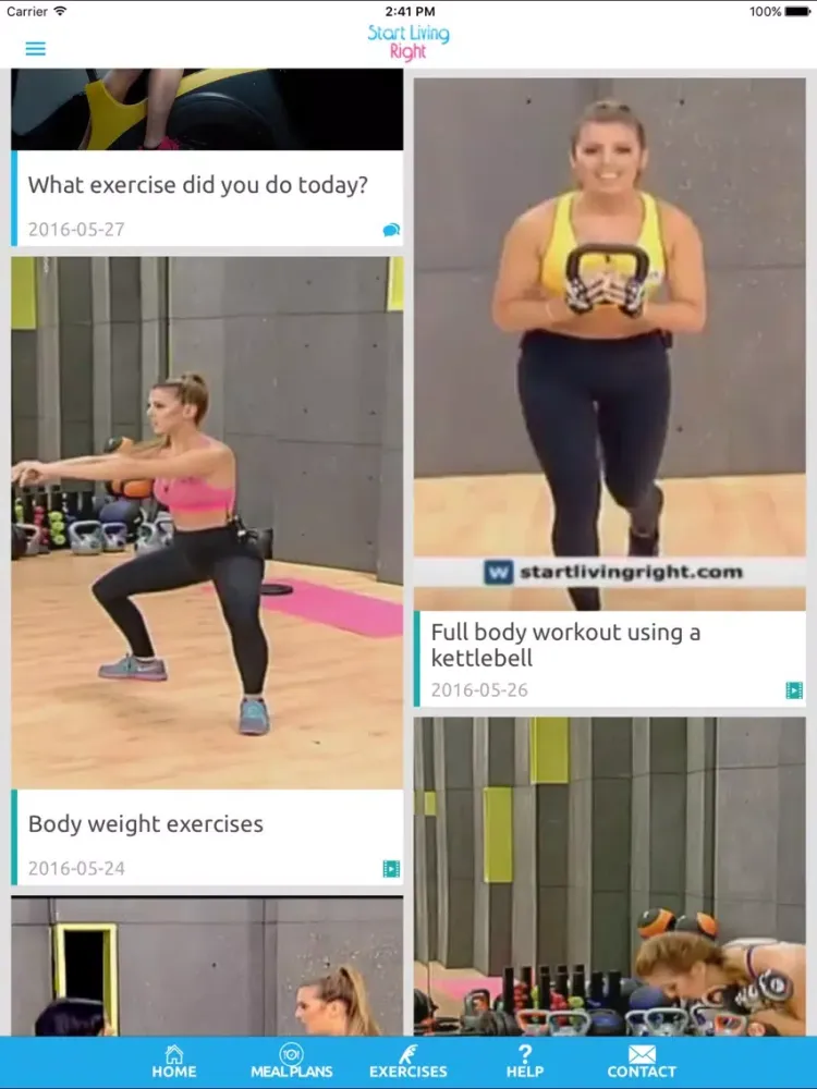 Capturas de tela do Start Living Right iPad 