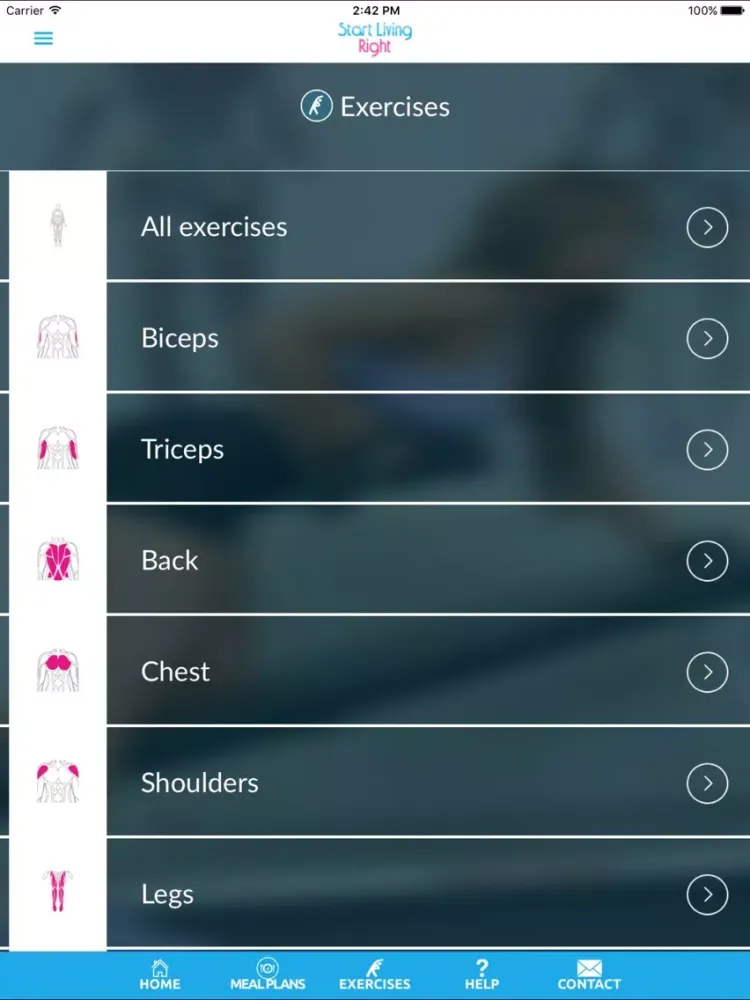 Capturas de tela do Start Living Right iPad 