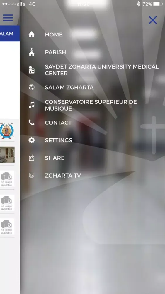 Capturas de tela do Zgharta APP