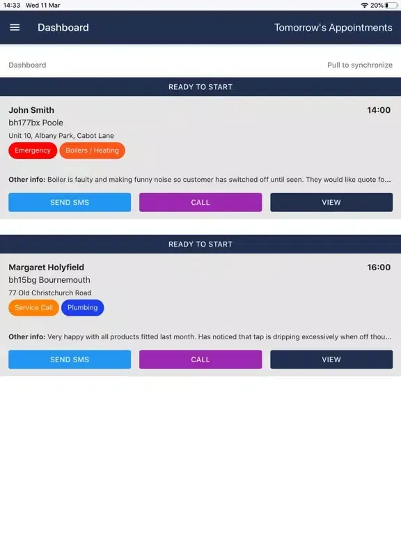 Expert Plumber iPad  سکرین شاٹس
