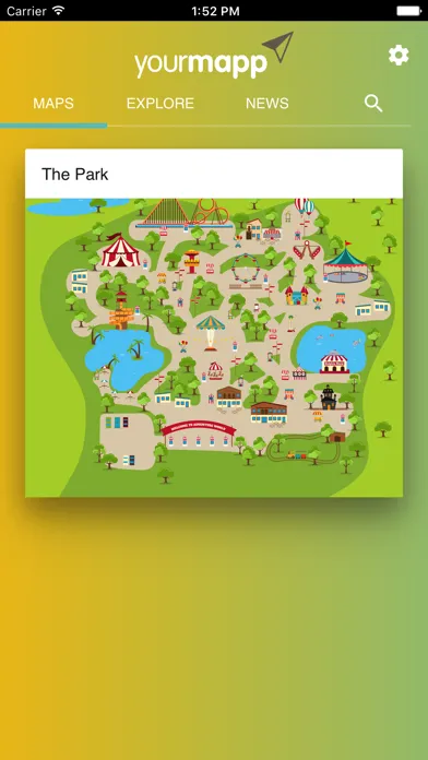 Ảnh chụp màn hình của Theme Park by YourMapp